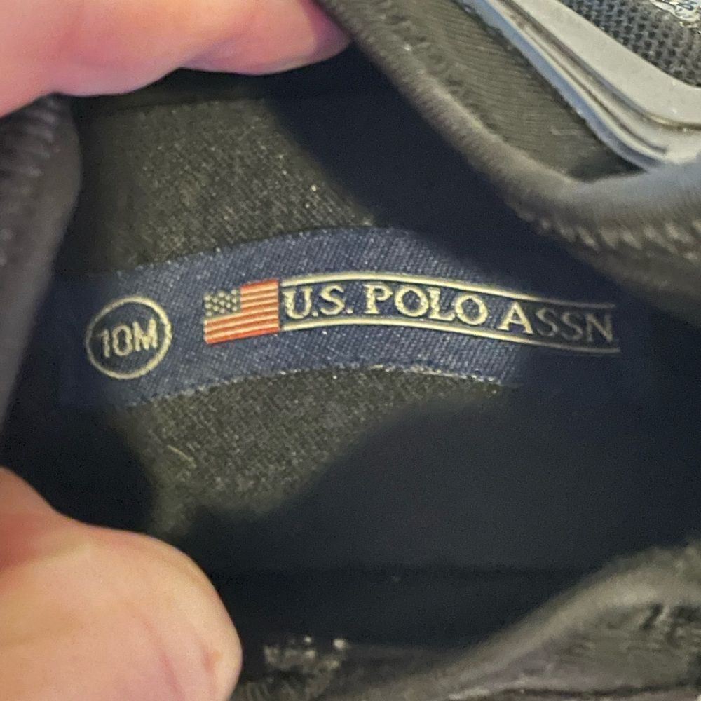 US Polo Assn Mens Black Sneakers Size 10M - Picture 7 of 7